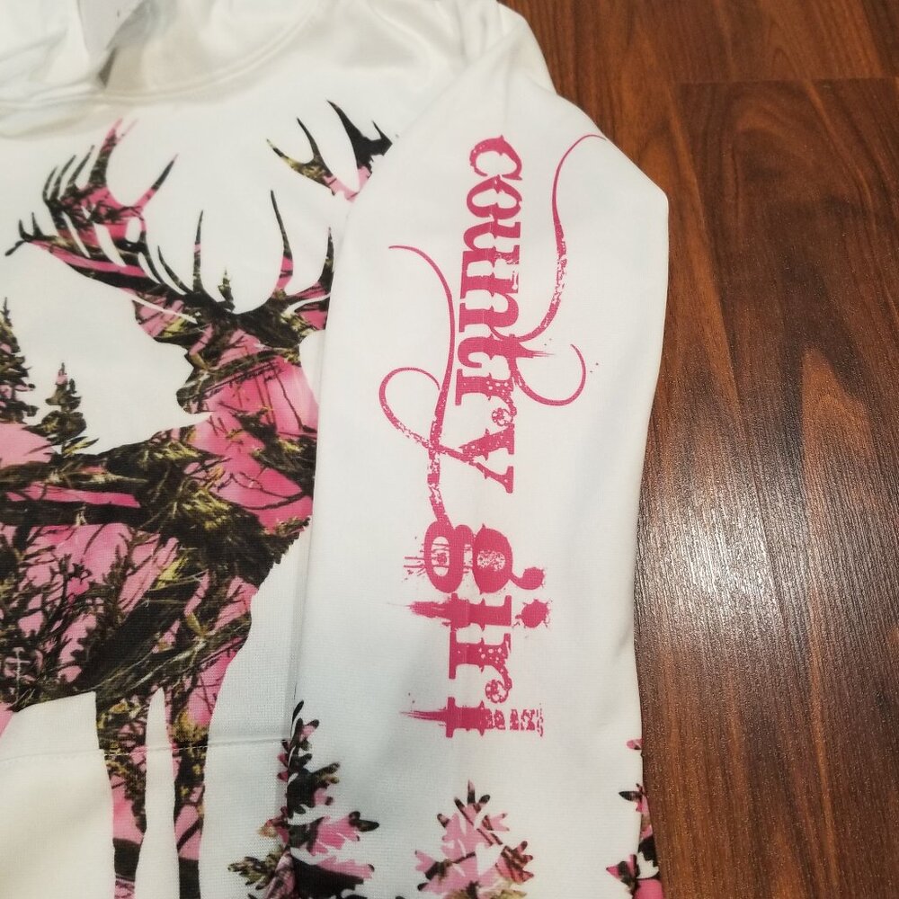 Ladies' Sunflowery "Country Girl" Hoodie, Size XS, NWT               HOST PICK - Picture 8 of 15